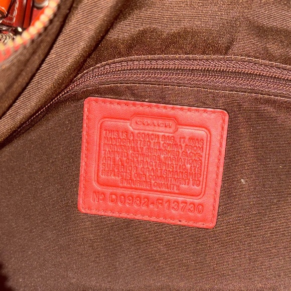 Coach Orange Soho Pleated Bag - Picture 5 of 5